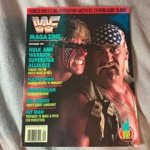 September 1991 WWF Magazine Near Mint Condition